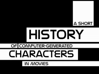 A short history of CG characters in movies