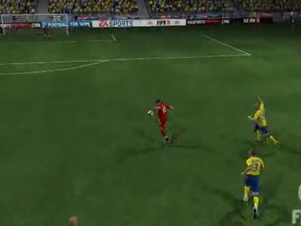 Suède - Angleterre : But Rooney