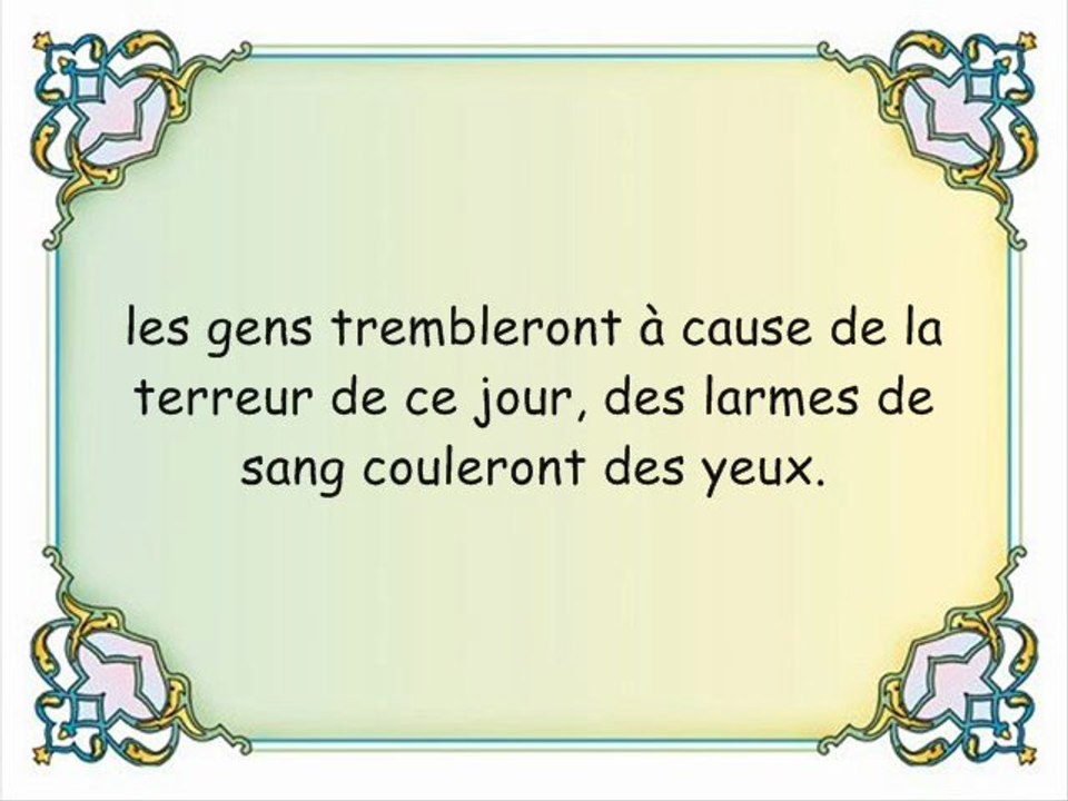 Une année s'est écoulée, ...