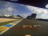 1 tour en CB 500 au circuit Bugatti en 2'01