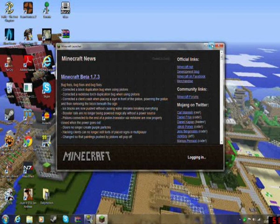 video tuto comment installer un pack de textures sur mincecraft