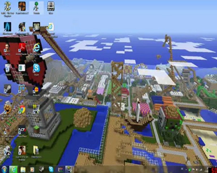 tuto comment installer une map sur minecraft