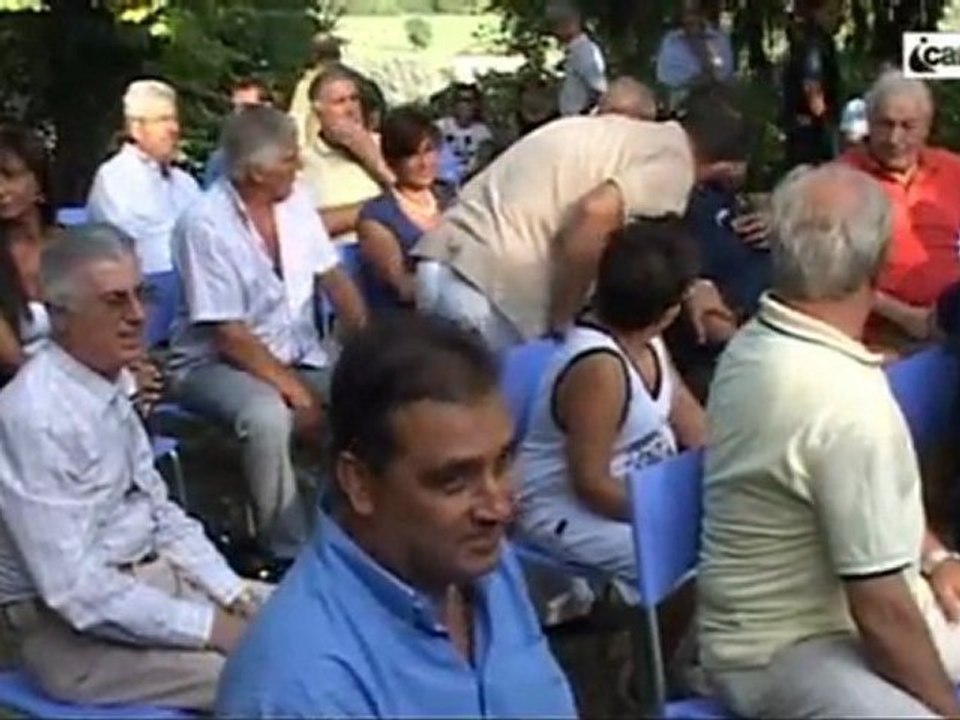 Icaro Sport. La presentazione del Santarcangelo e Santarcangelo-Forlì 3-2