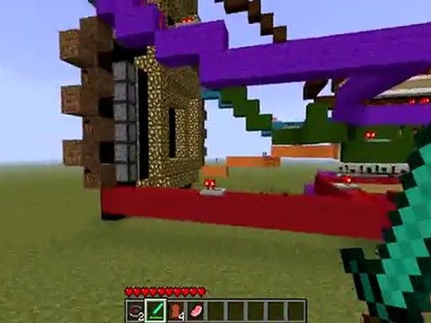 Minecraft compteur automatique redstone + pistons