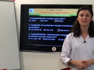 İlköğretim 1.Sınıf Türkçe Görüntülü Set