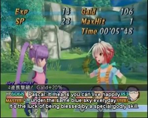 Tales of Graces Group victory quotes (Wii version - subbed)