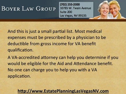 Estate Planning Attorney Las Vegas NV - Aid and Attendance