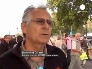 French farmers protest over cheap imports