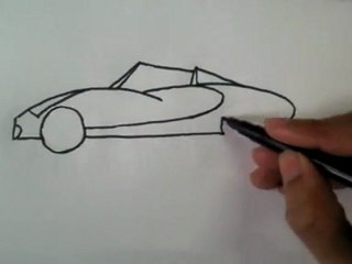 How to draw a car