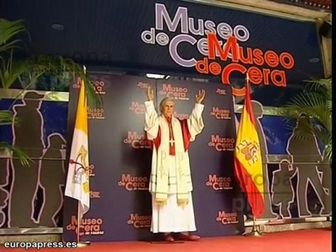 El Museo de Cera exhibe la figura de Benedicto XVI