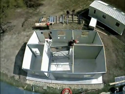 Timebox-Prod vidéo de chantier en accéléré Montage d'une maison Low cost