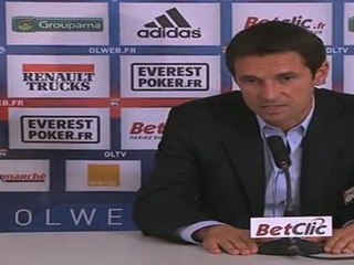 Football365: L1 - Rémi Garde "Un manque de chance"