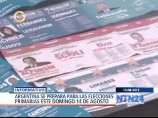 Primarias en Argentina