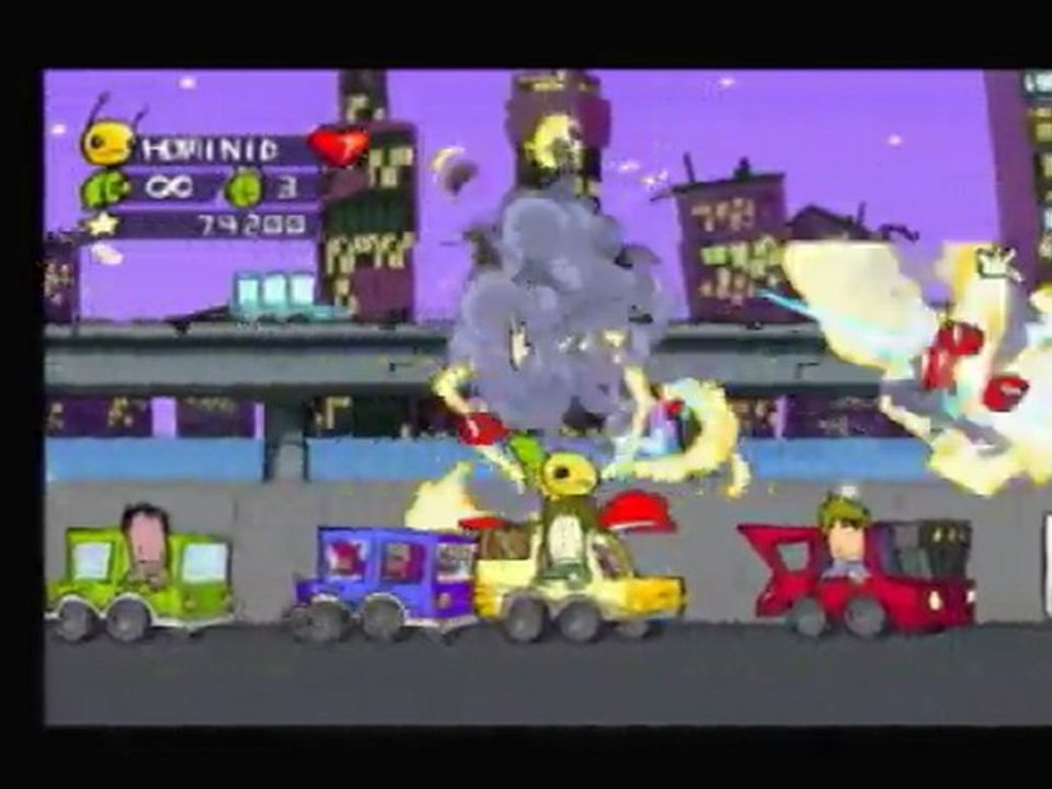 Walkthrough : alien hominid - 1/l'alien, les gosses et les mecs du FBI