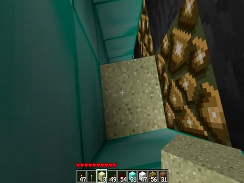 Minecraft Ascenseur Pistons + Sand +redstone