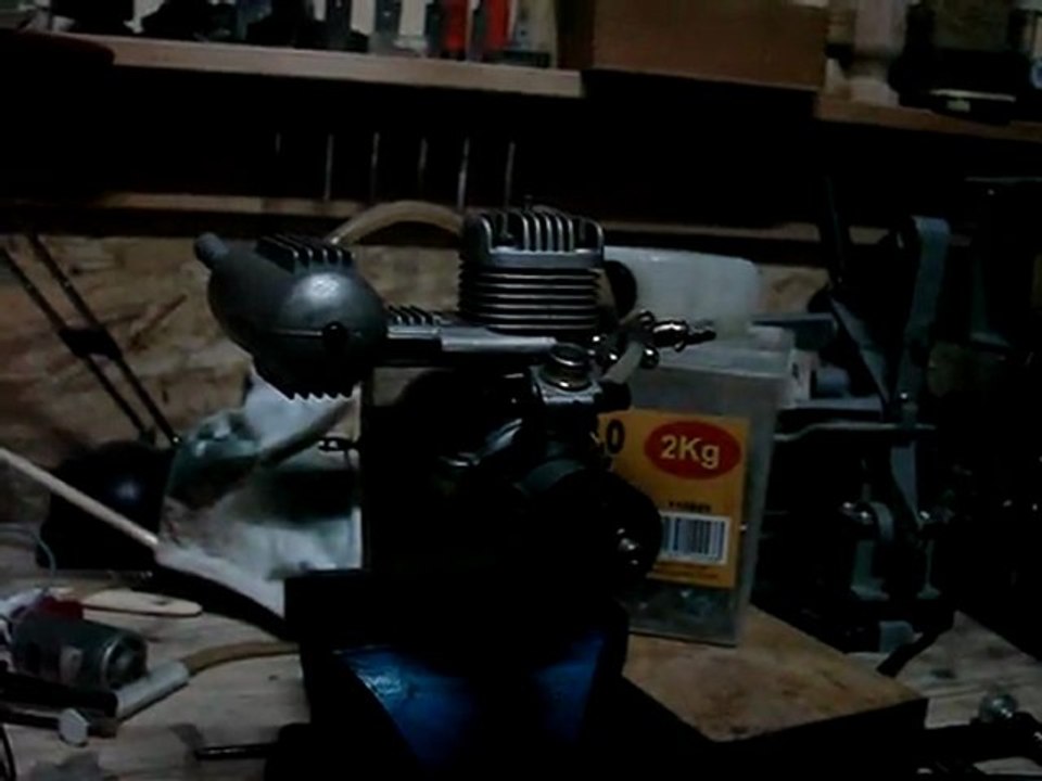 Essais moteur7,5cm3