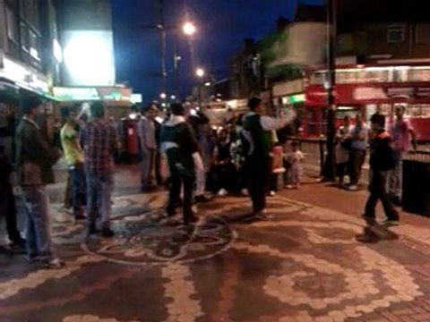 Pakistani people celebrating independence day 14th August 2011 in LONDON