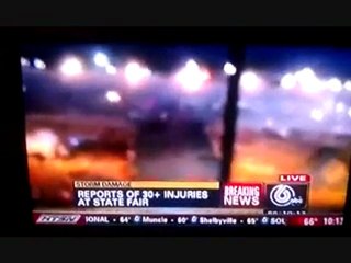 Indiana State Fair Stage Collapse! Sugarland Concert