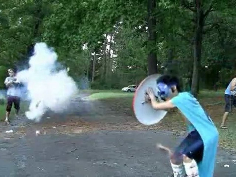 Captain Awesome Artillerie Stunt Fail