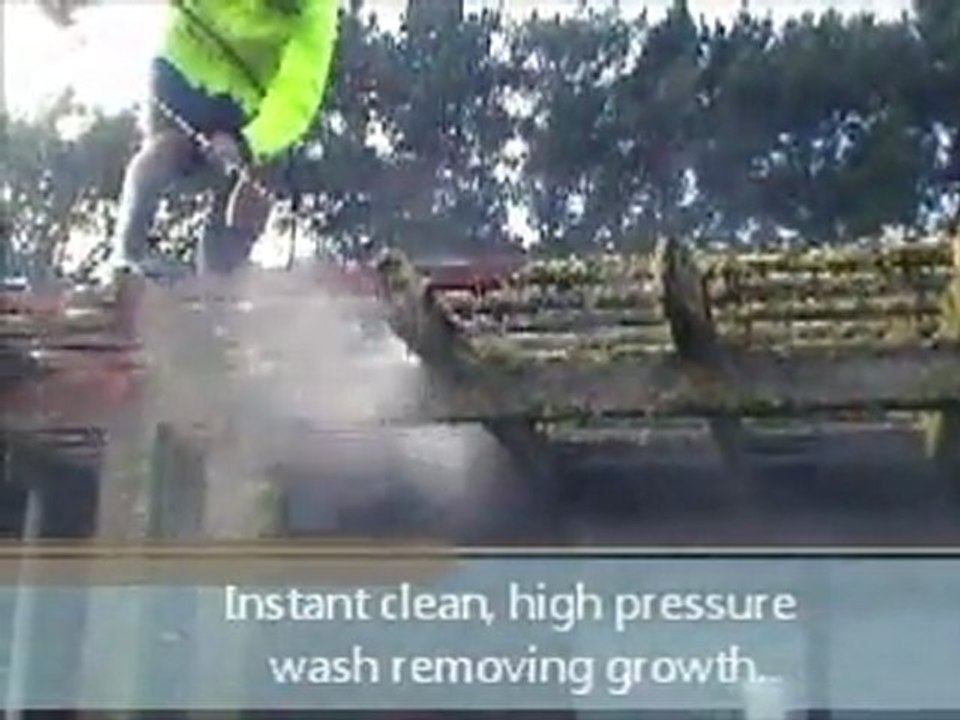 Internal Gutter clean & waterblasting