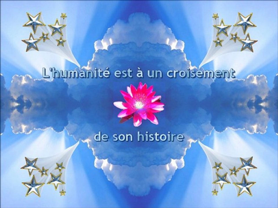 L'humanité est à un croisement de son histoire