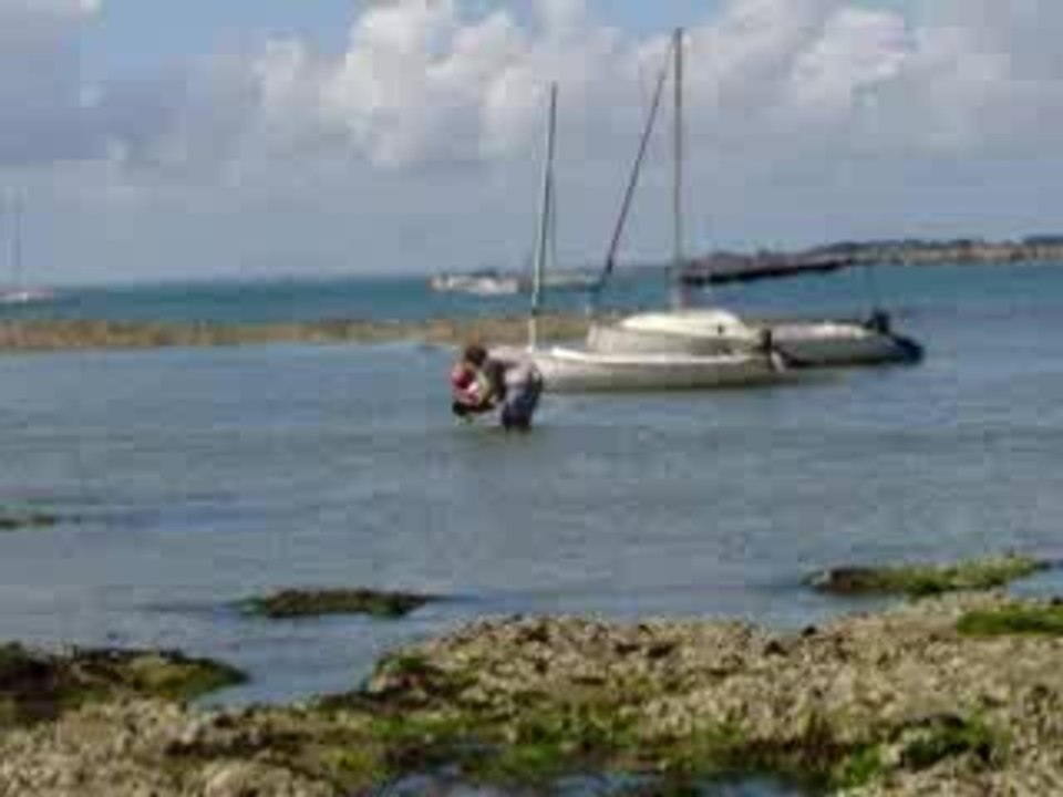 Avion à la plage