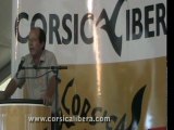 Discours de Paul Félix BENEDETTI (CORSICA LIBERA) GHJURNATE INTERNAZIUNALE 2011