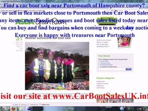 Portsmouth Car Boot Sales - FleaMarket Sites Hampshire