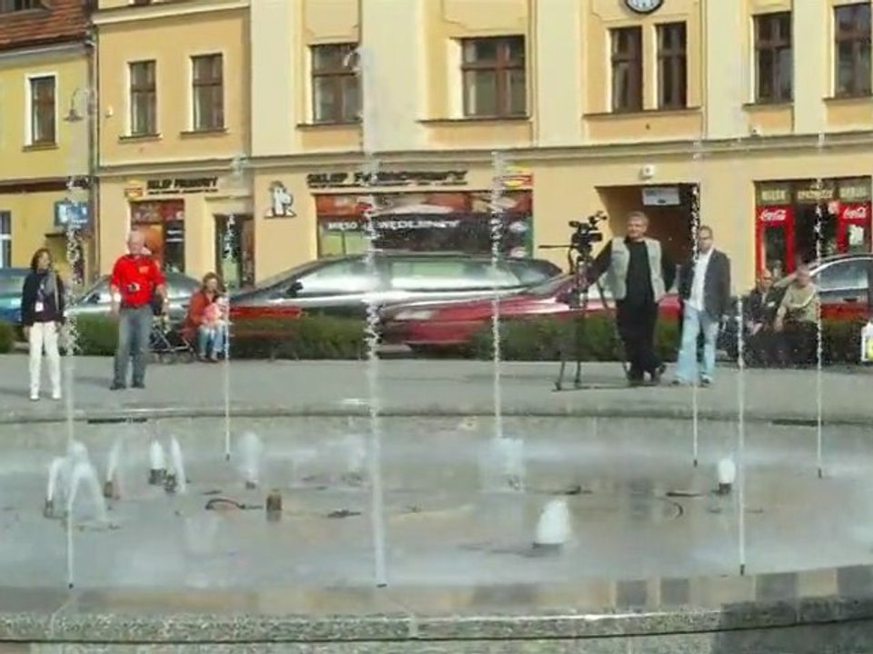 Wągrowiec - Wielkopolska -  inauguracja "ławki dziennikarza"