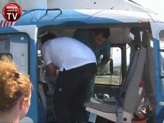 Adı konmamış bebeği kurtarmak isterken azar yedi