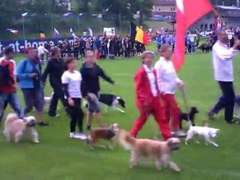 Cérémonie d'ouverture European Open Agility Championship 2011