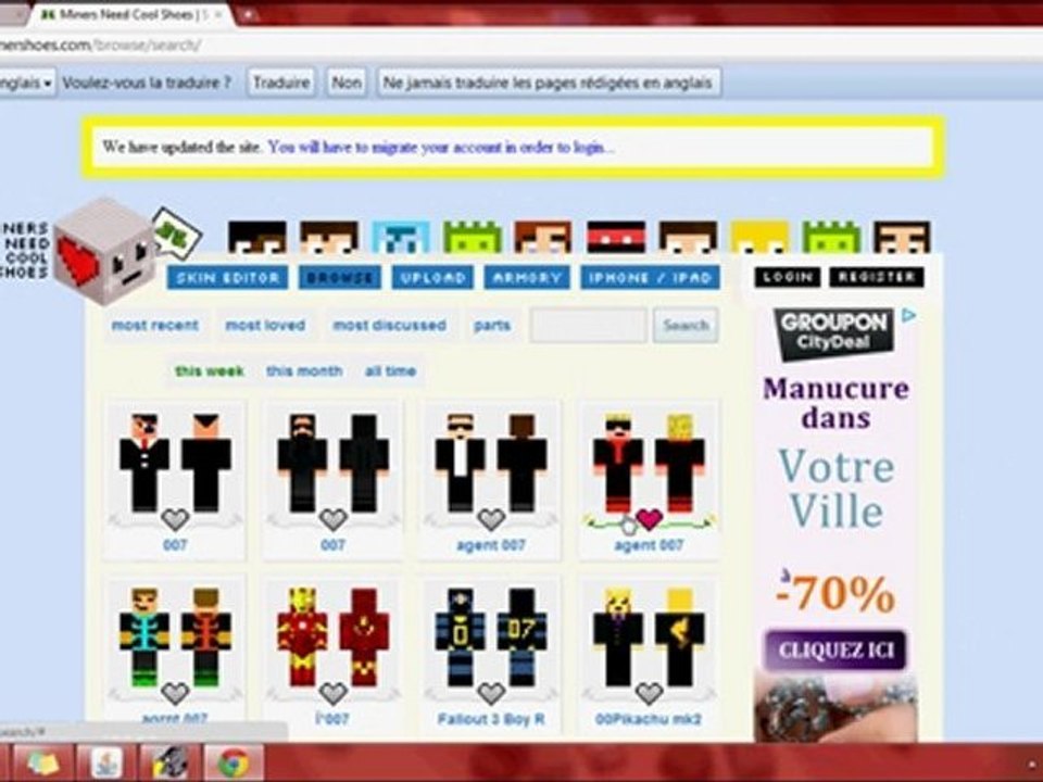 [tuto] comment changer son skin minecraft sur la version cracker 1.7.3 HD