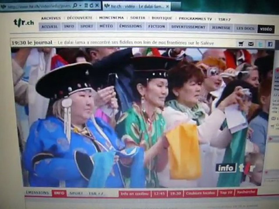 Télévision Suisse Romande, vend 12 août11