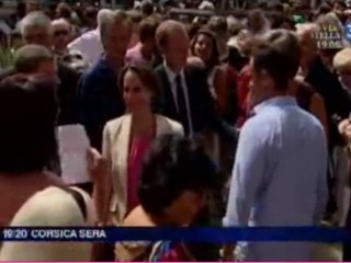 Reportage sur le déplacement de Ségolène Royal en Corse