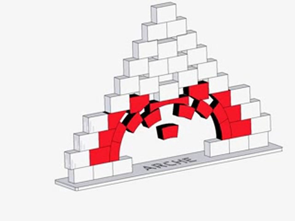 effondrement maquette arche