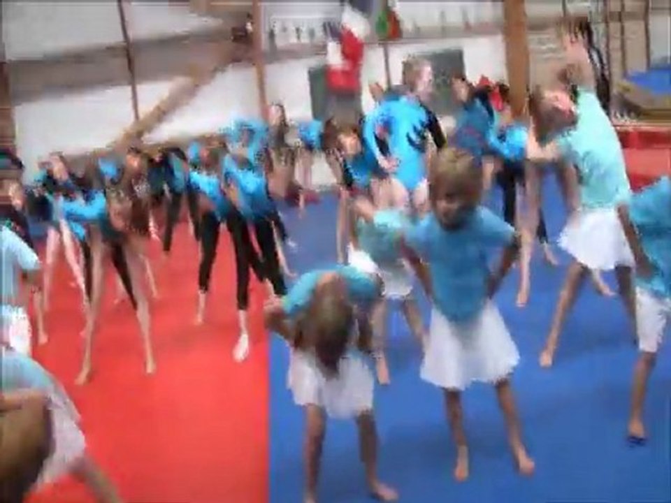 Entrée échauffement collectif Porte Ouverte 2011 USL Gym