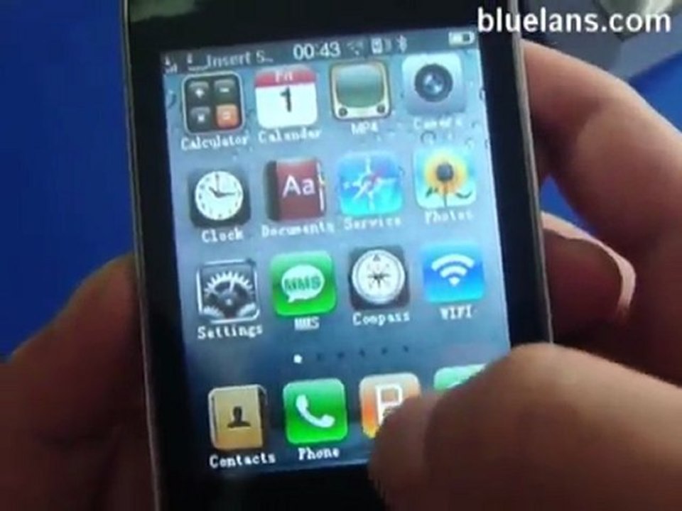 SCIPHONE I68 4G Unlocked Cell Phone Dual Card Quad Band Wifi Java FM Touch Screen [Free 2GB TF Card]