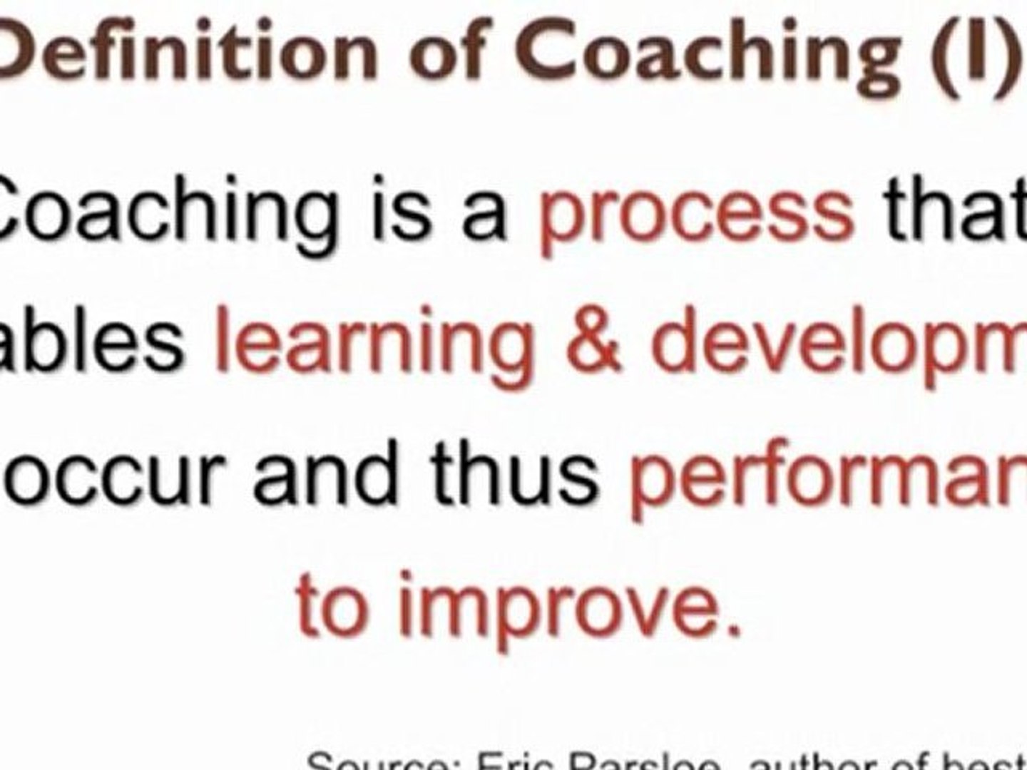 What is Coaching? Definition of Coaching Explained - video Dailymotion