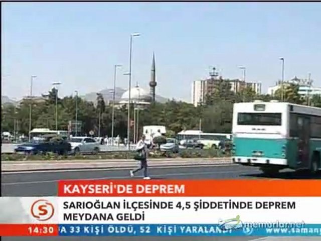 kayseri de 4 5 siddetinde deprem dailymotion video