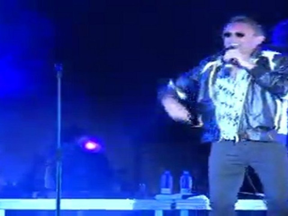 Fuegos artificiales y concierto de La Unión en el recinto ferial de Leganés