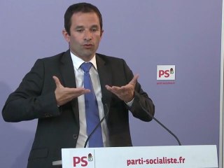 Point presse Benoît Hamon : L'Europe face à la crise