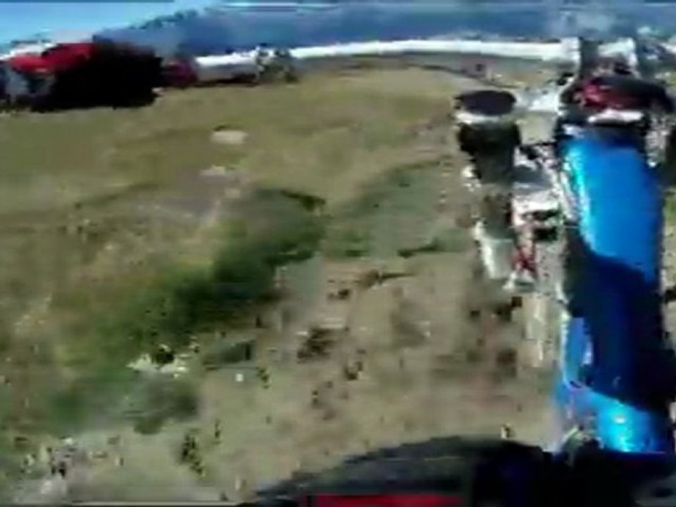 VTT DH alpe d'huez piste rouge rock & wood