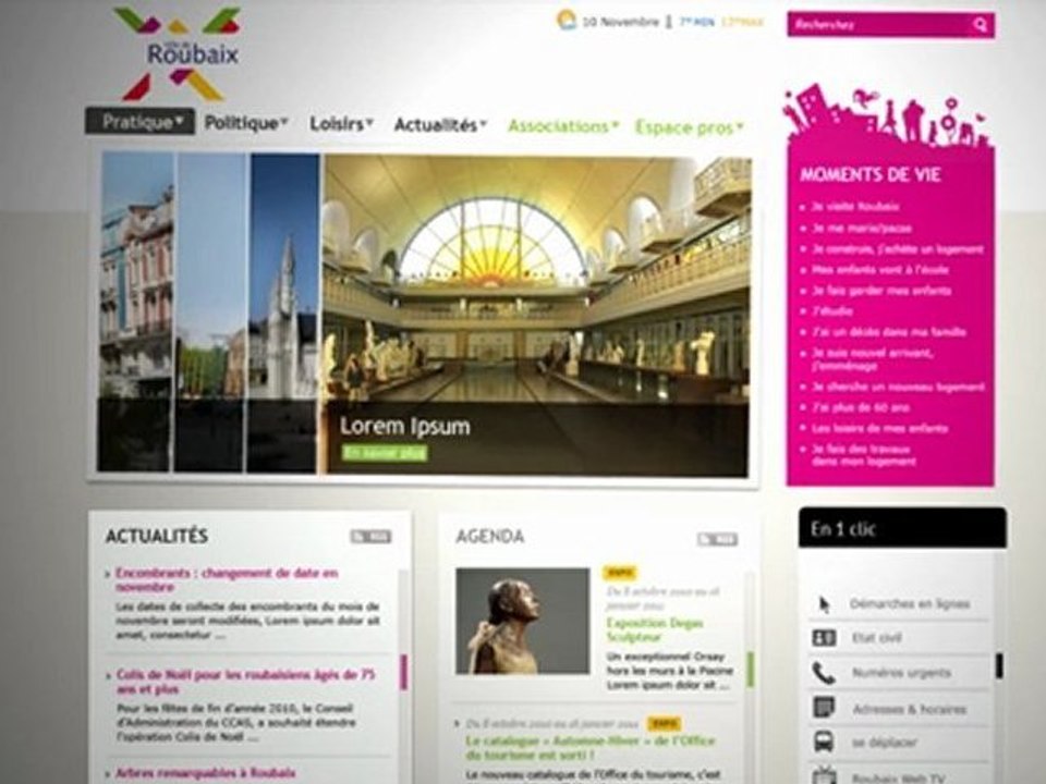 WRP - Roubaix - Publicité site Internet