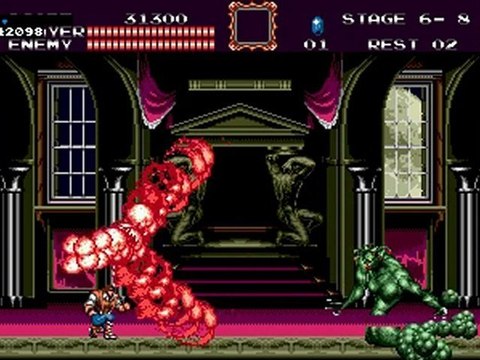 Castlevania Bloodlines - Stage 6 - The Castle Proserpina. John Morris