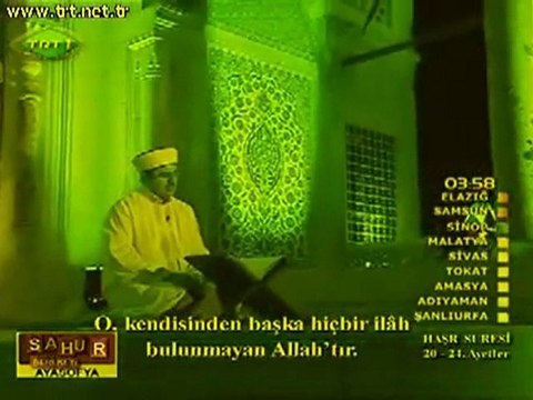 Metin Balcı Haşir Layestevi Ramazan 2011 TRT