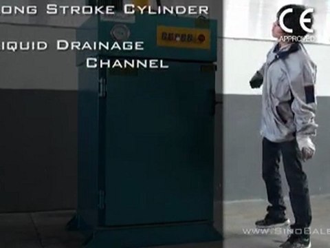 SINOBALER - Drum Crusher, Drum Crushing Machine, Barrel Flattener, Barrel Recycle