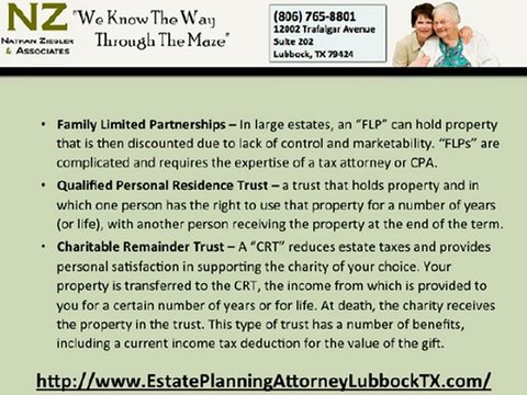 Estate Planning Attorney Lubbock TX - Save On Estate Taxes