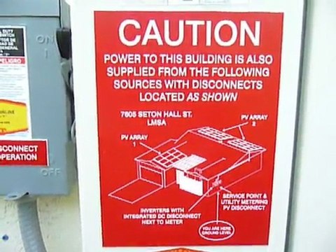 San Diego Solar Install with old stand alone inverter system. We now use Enphase