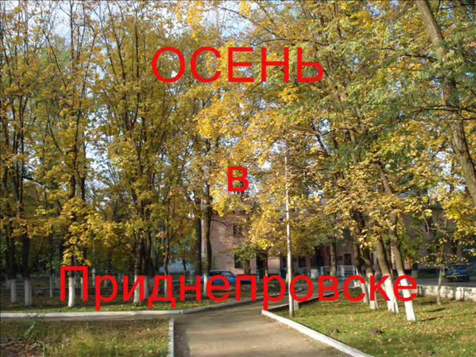 Осень в Приднепровске