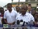 Visite des chantiers - Le Président visite le futur stade d'entrainement en compagnie de Samuel Eto'o